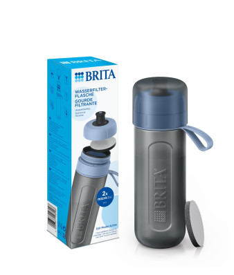 Фільтр-пляшка Brita Active 600 мл, синя (1052250)