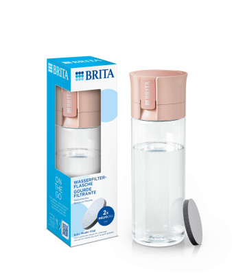 Фільтр-пляшка Brita 600 мл, абрикосова (1052264)