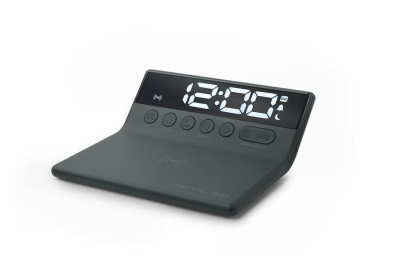 Годинник з бездротовою зарядкою телефону Muse M-168 WI