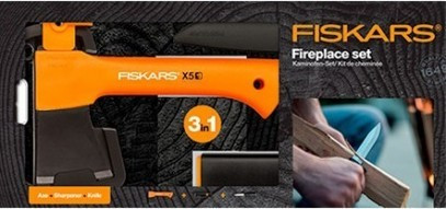Набір Fiskars сокира Х5+точило (1057913)
