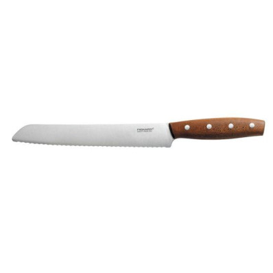 Кухонный нож Fiskars Norr для хлеба, 23 см,(1016480)