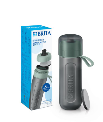 Фільтр-пляшка Brita Active 600 мл, зелена (1052251)