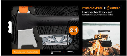 Набір Fiskars сокира Solid A6+складаний ніж Gerber Paraframe (1057911)