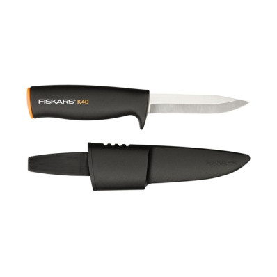 Ніж загального призначення Fiskars з чохлом K40 (1001622)