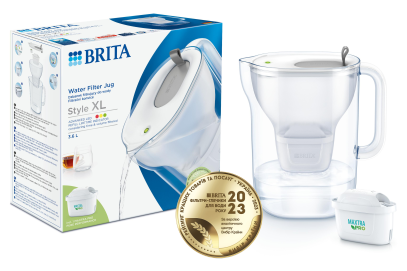 Фільтр-глечик Brita Style XL LED MXpro сірий (1052803)