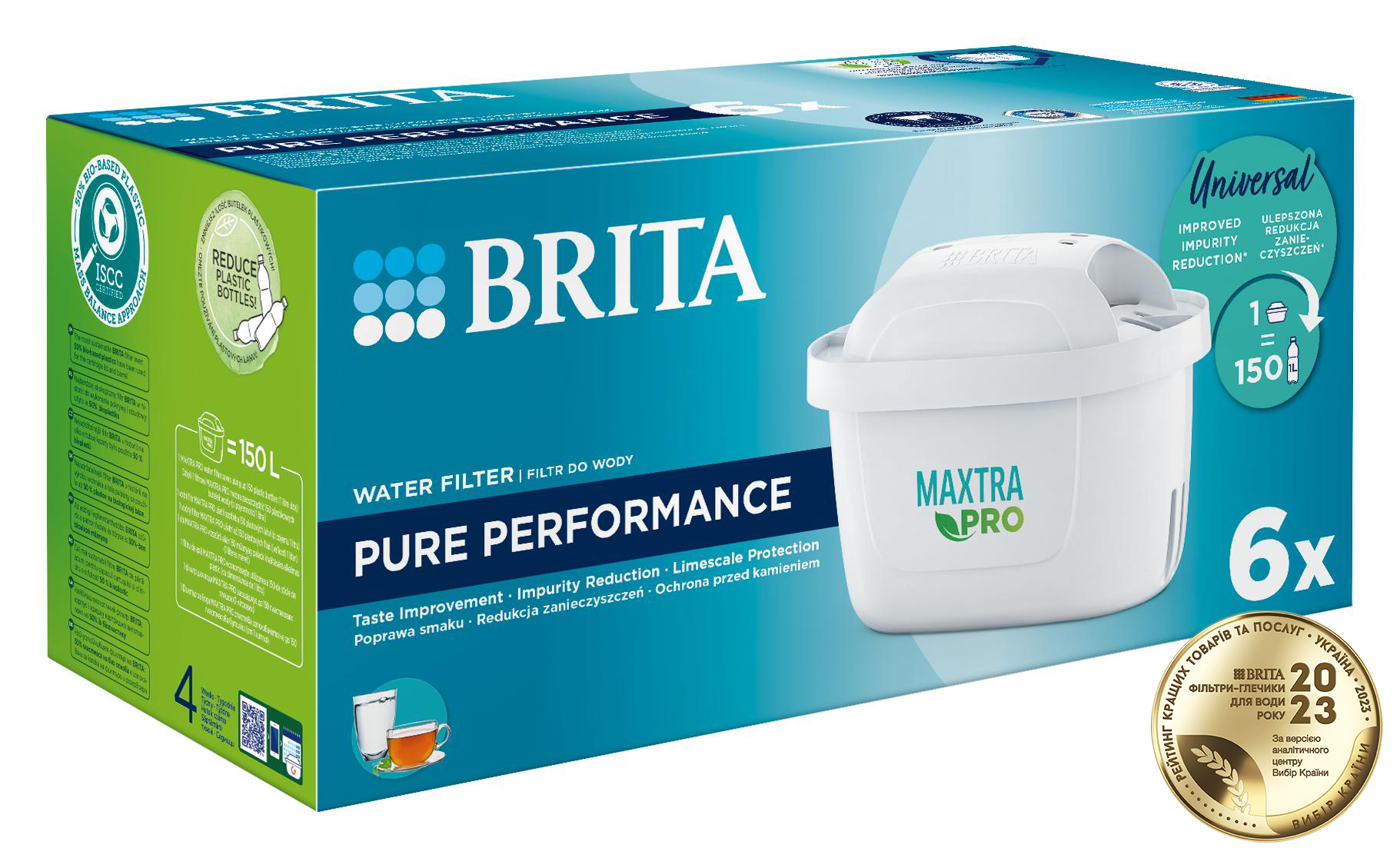 Набір картриджів Brita MXPro All-in-1, 6 шт (1051761b) фото 2