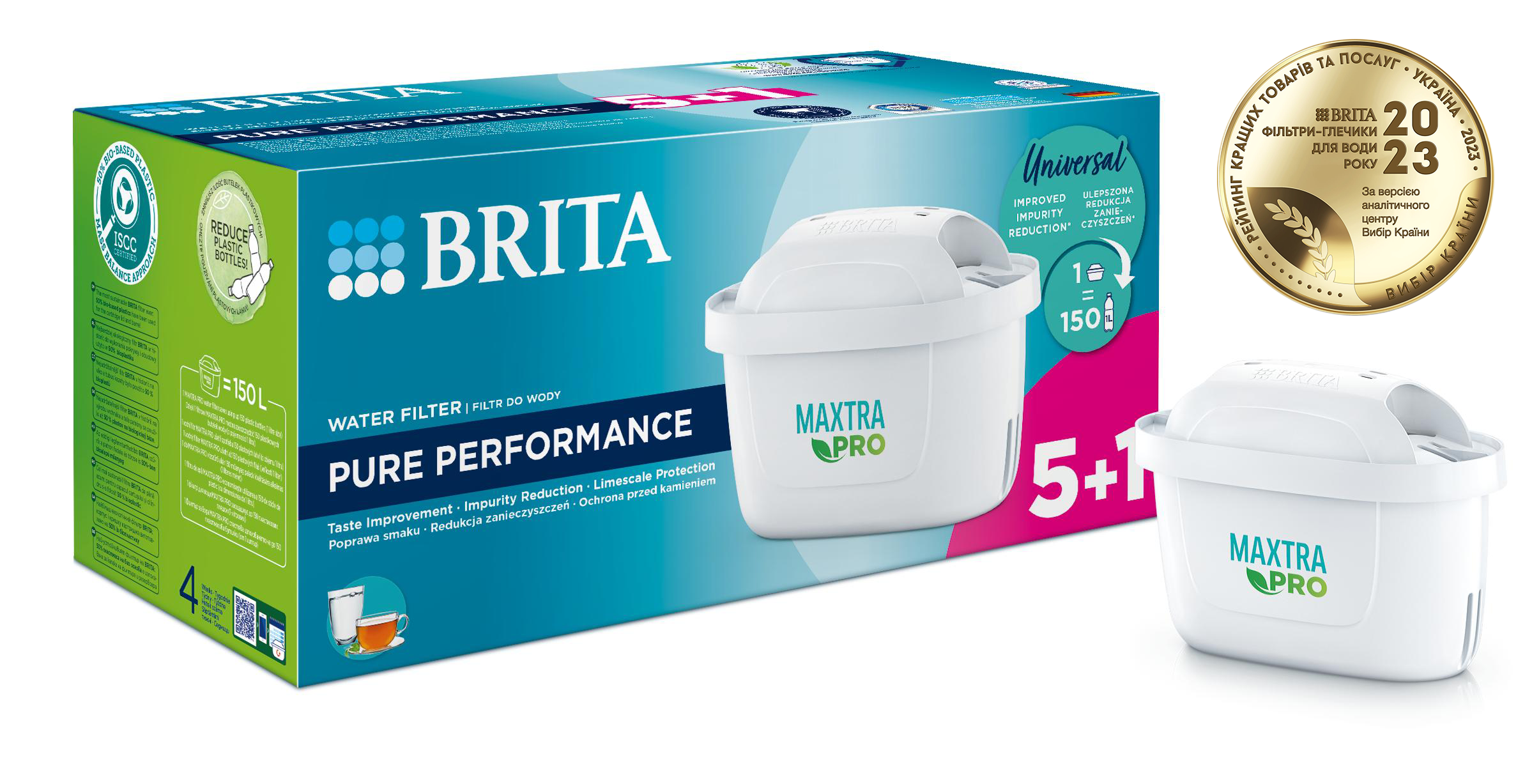 Набір картриджів Brita MXPro All-in-1, 5+1 шт (1051763) фото 1