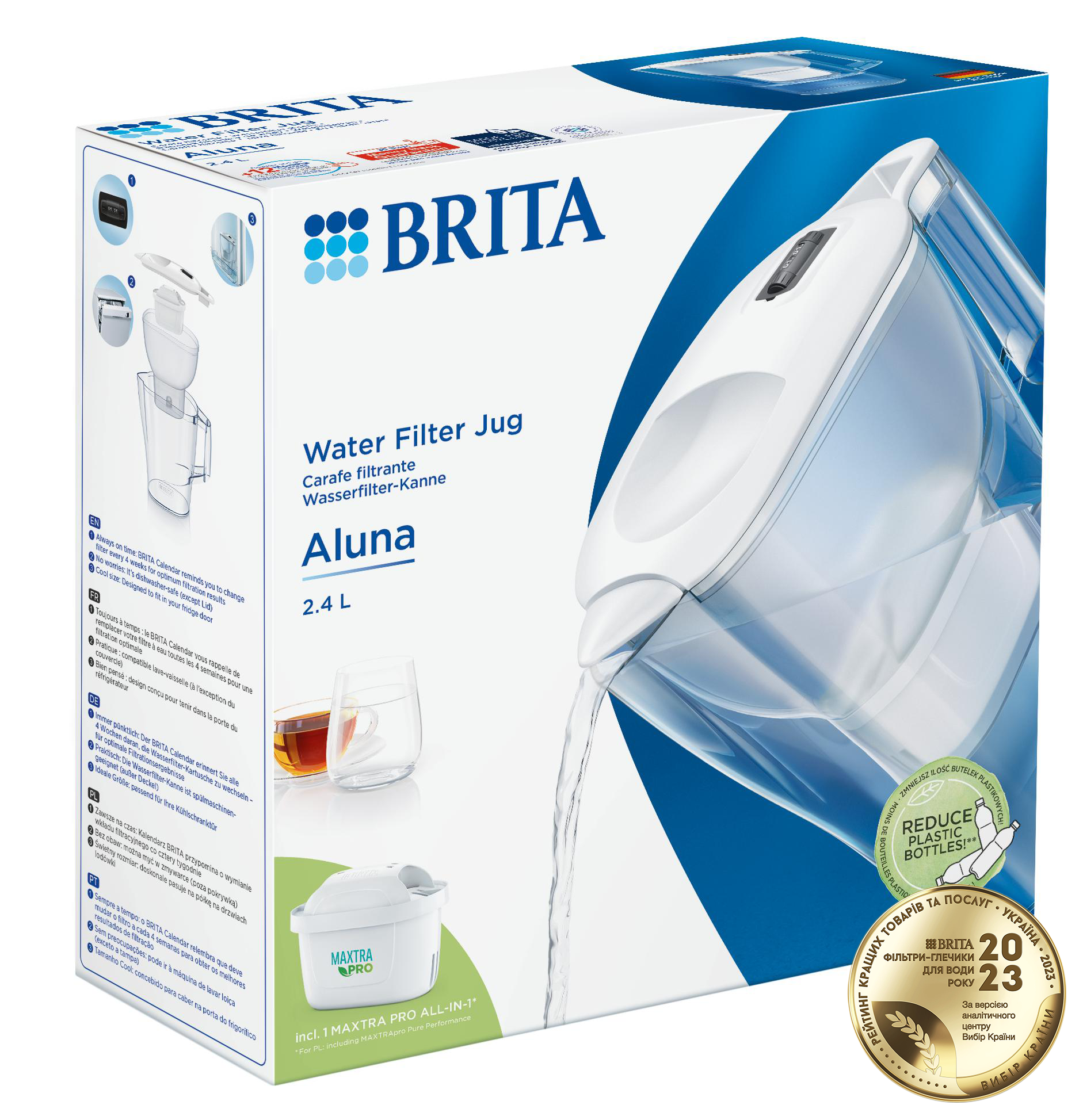 Фільтр-глечик Brita Aluna MXpro білий (1052801) фото 2