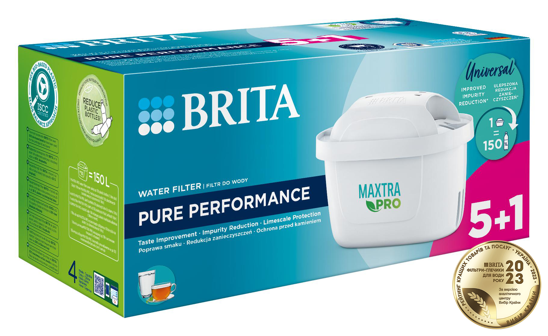 Набір картриджів Brita MXPro All-in-1, 5+1 шт (1051763) фото 2