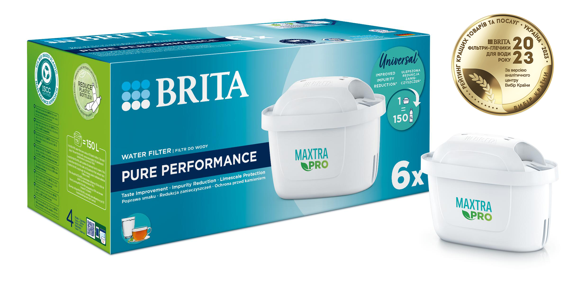 Набір картриджів Brita MXPro All-in-1, 6 шт (1051761b) фото 1